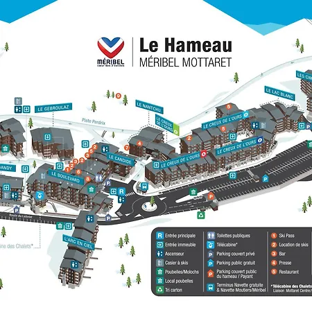 Mezzanine Skis Aux Pieds A Meribel, Balcon, Wi-fi, Non Fumeur - Fr-1-182-234